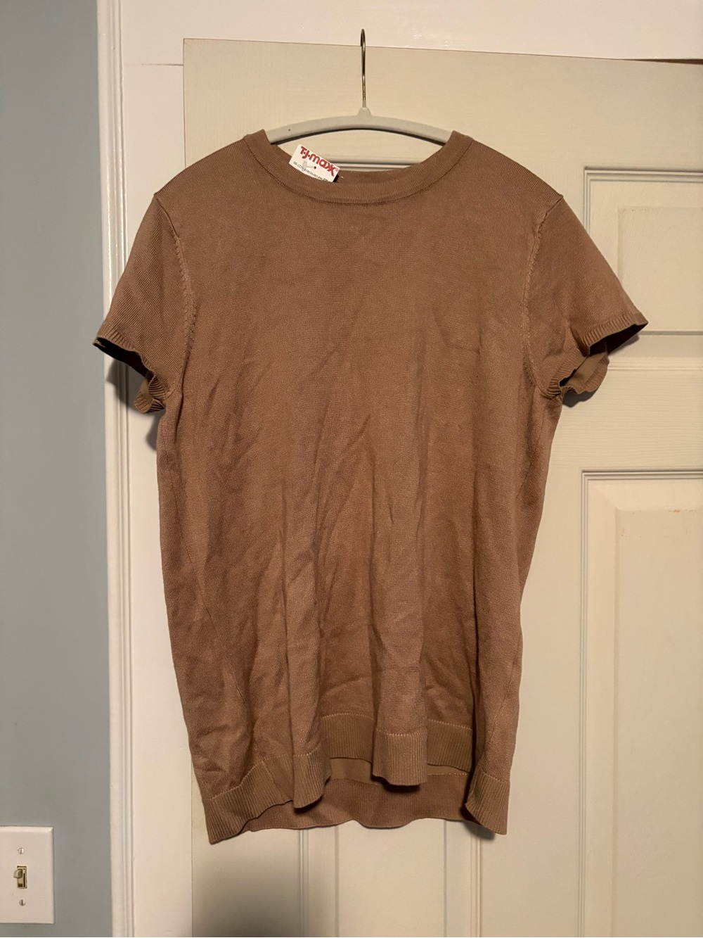 Women’s Short Sleeve Crewneck Shirt - Brown